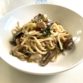 Mushroom, Chard & Goat Cheese Bucatini Pasta